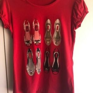 Carolina Herrera TShirt with Charms sz xSmall